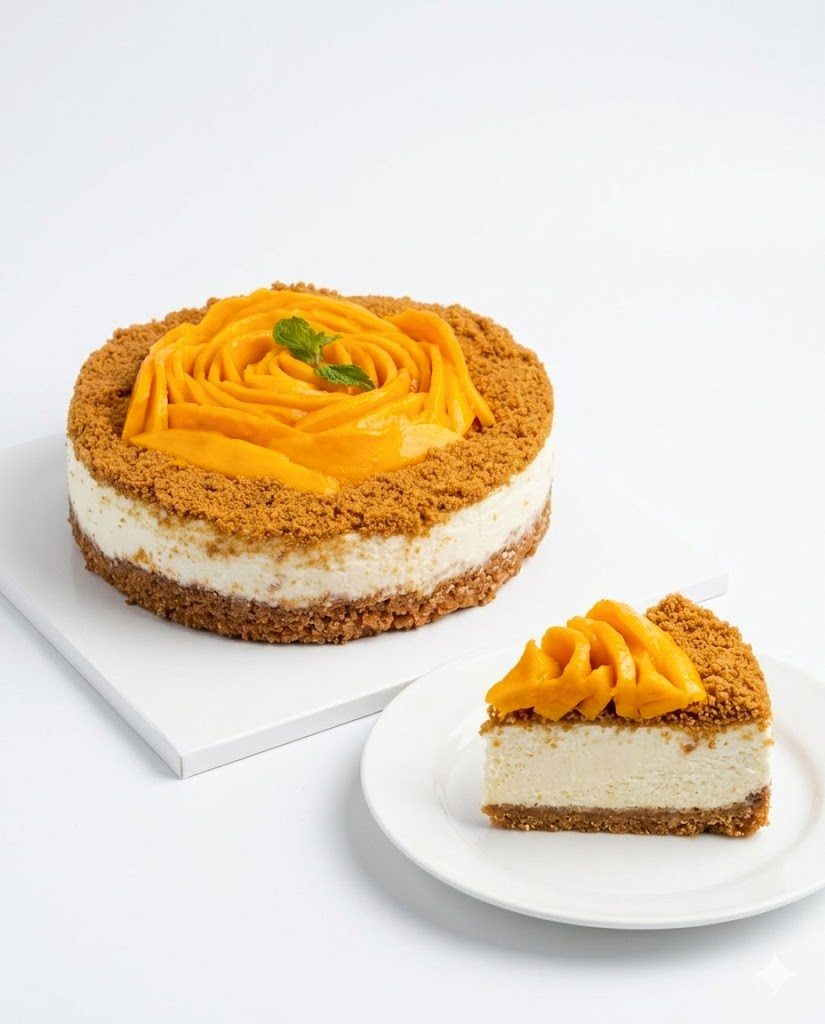 Mango cheesecake